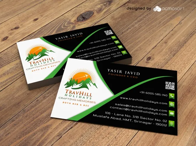 Travhill-holidays Business-Card by acmo network